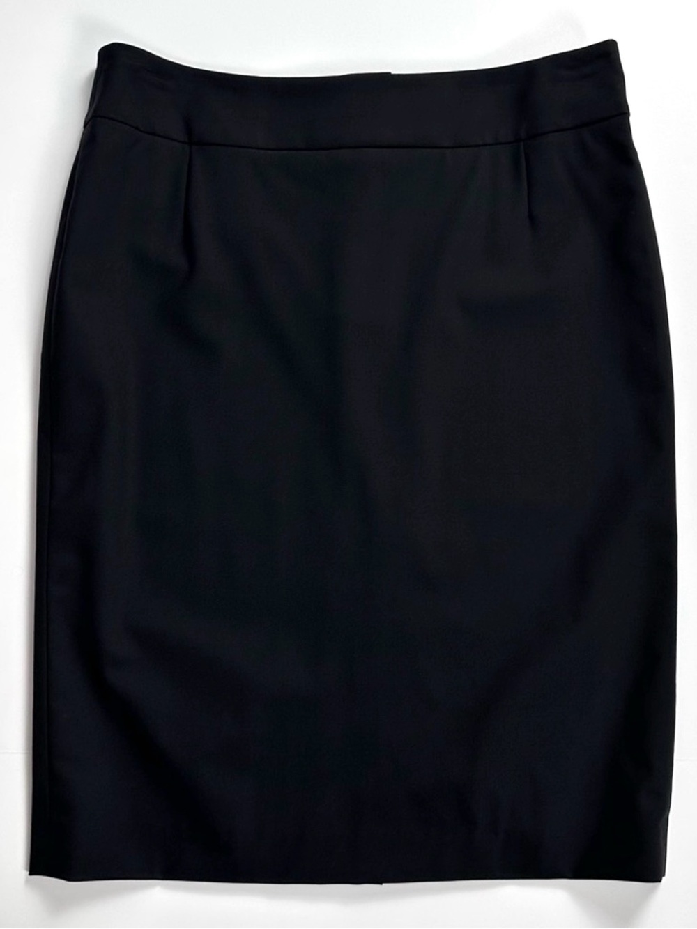 Boss Hugo Boss Veronice Black Stretch Wool Pencil Skirt Size 10